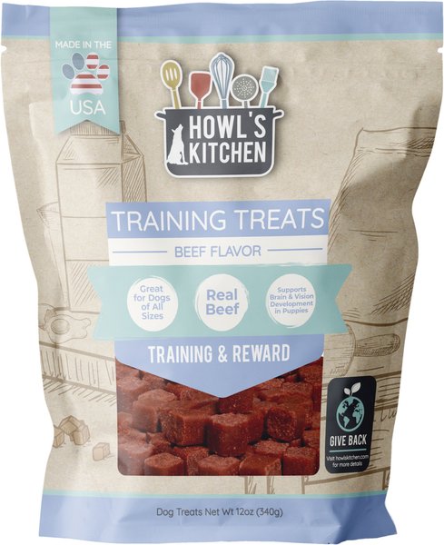 Howl's Kitchen Training Bites Beef Flavor Dog Treats