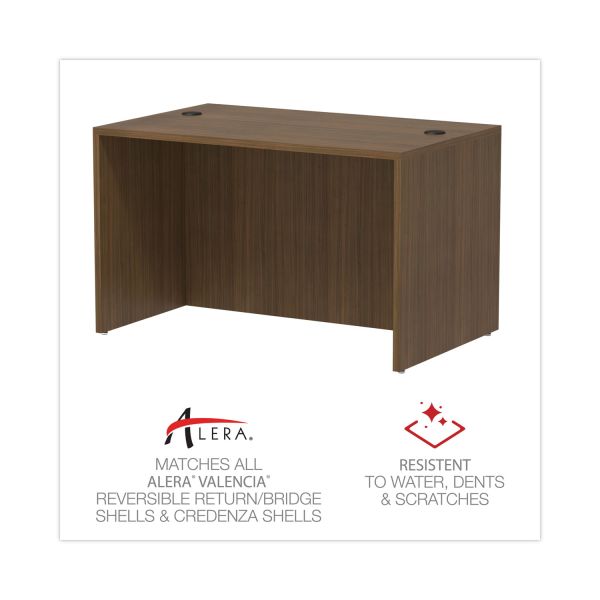 Alera Valencia Series Straight Front Desk Shell， 47.25