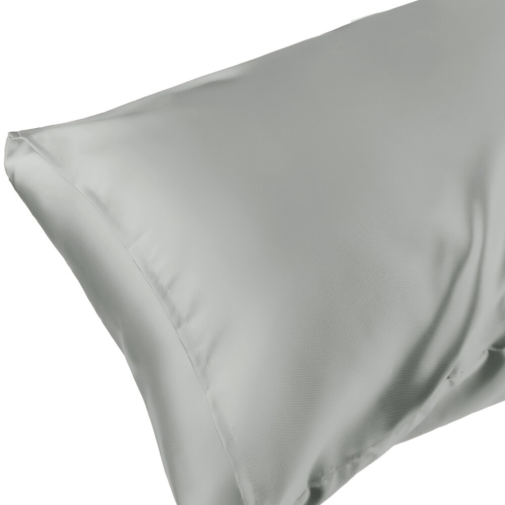 Satin Hair and Skin Breathable Envelope Closure Pillowcase 2 Pcs