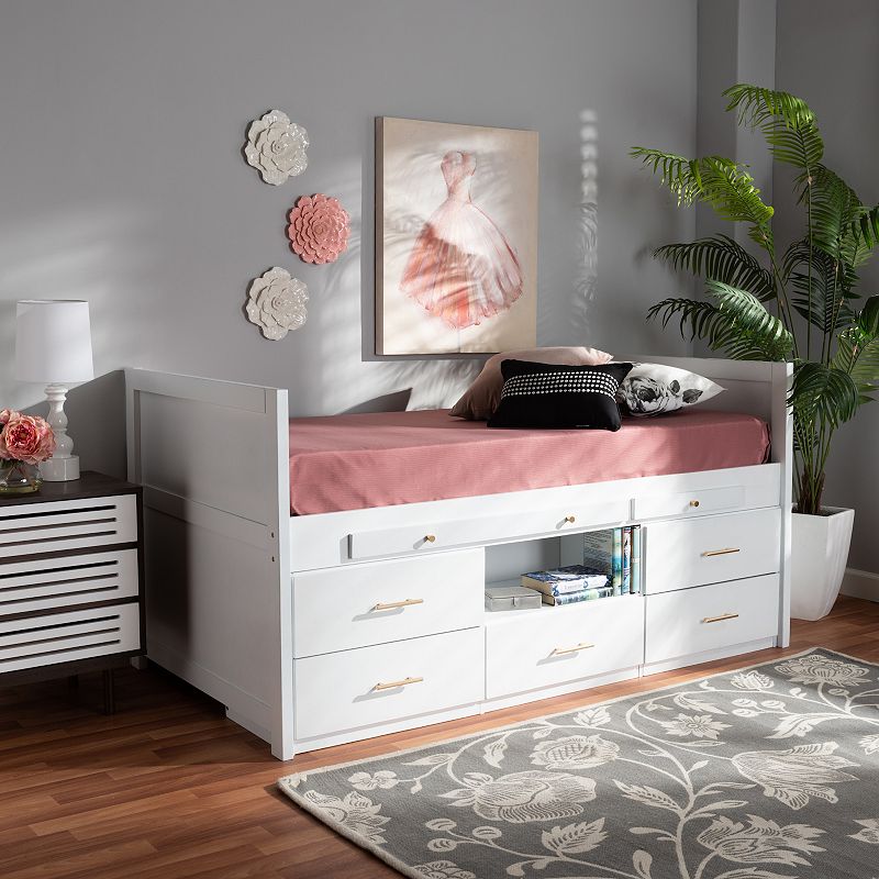 Baxton Studio Mirza Twin Bed