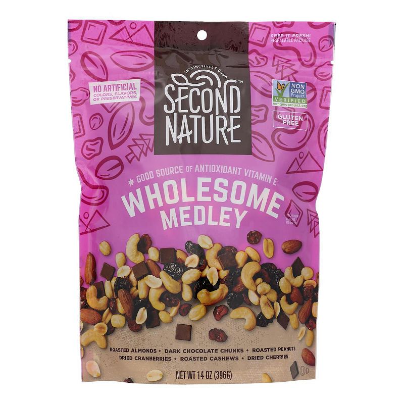 Second Nature - Nut Medley Wholesome - Case of 6-14 OZ