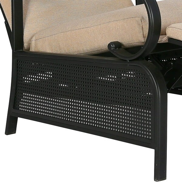 Adjustable Patio Recliner Chair with Cushion