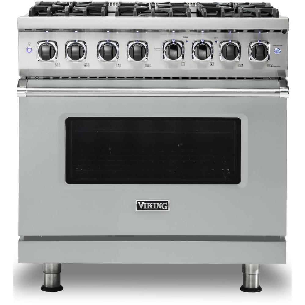 Viking 36-inch Freestanding Dual-Fuel Range with Vari-Speed Dual Flow Convection CVDR536-6BAGLP