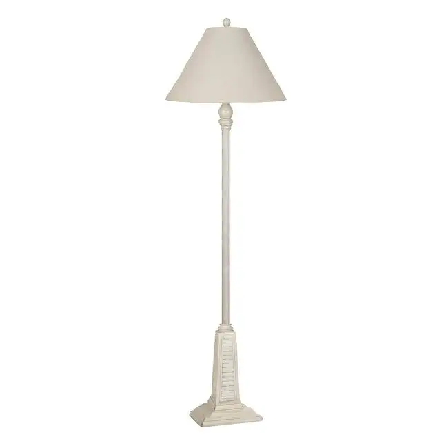 Lamps Per Se 62- inch White Shutter Floor Lamp