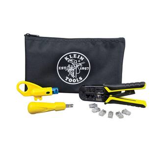 Klein Tools Twisted Pair Installation Tool Set with Zipper Pouch VDV026-212