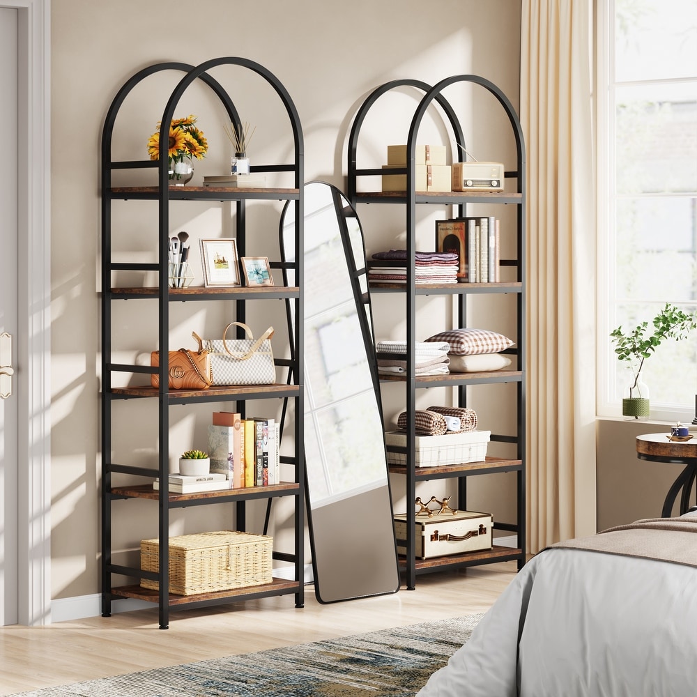 5 Tier Open Bookshelf  74\