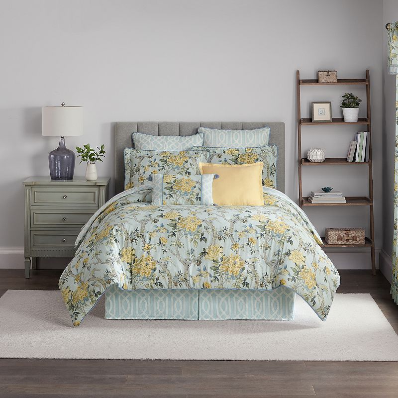 Waverly Mudan Floral 4-Piece Comforter Set or Euro Sham