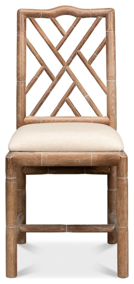 Regency Faux Bamboo Side Chair   Asian   Dining Chairs   by English Georgian America  Houzz