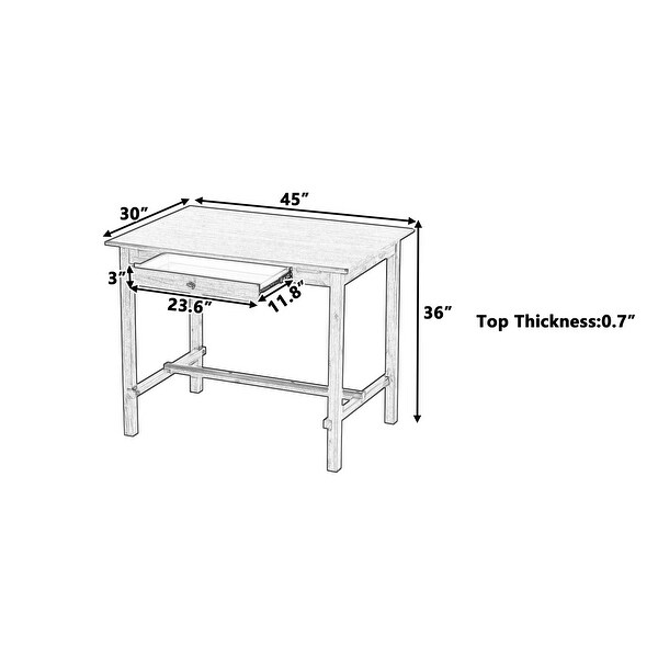 Wood Counter Height Dining Table for Small Places