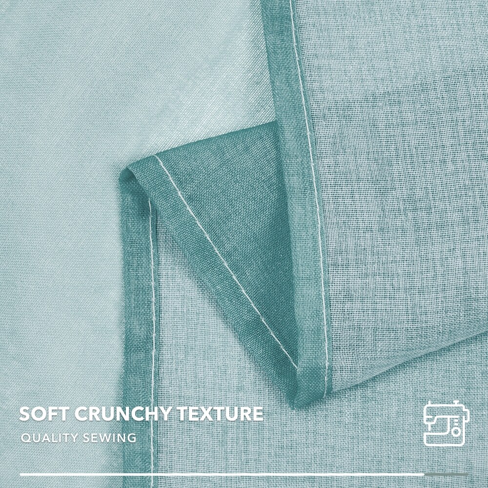 Deconovo Ombre Sheer Curtain Panel Pair(2 Panel)