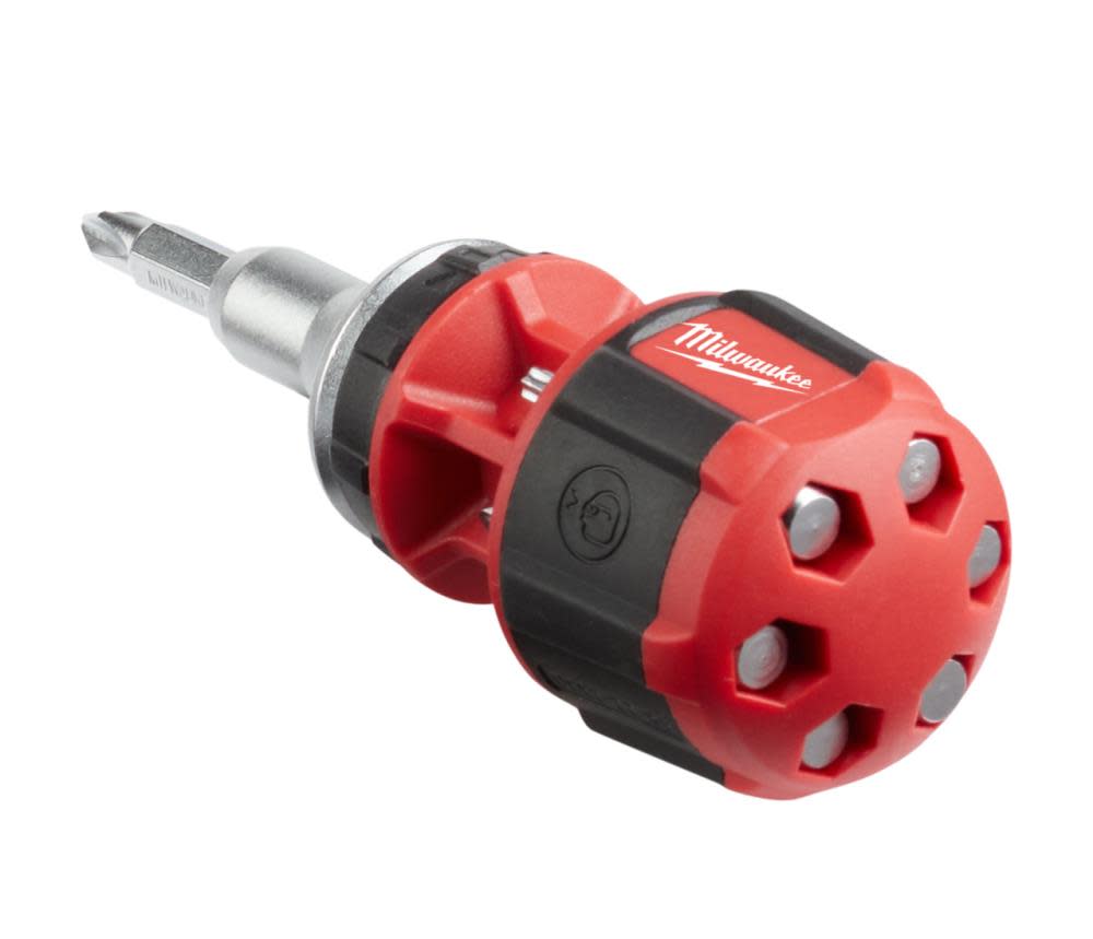 8-in-1 Compact Ratcheting Multi-Bit Driver ;