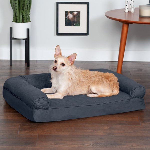 FurHaven Quilted Orthopedic Sofa Cat and Dog Bed w/ Removable Cover