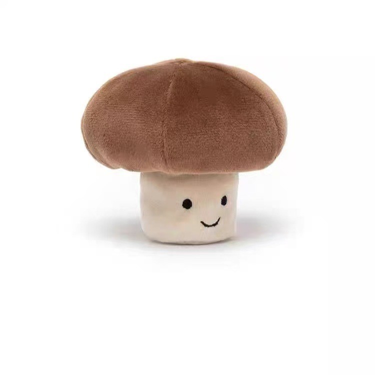 Lively and cute mushroom doll, soothing plush toy