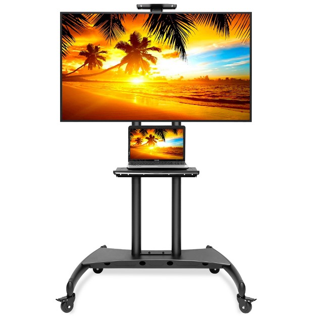 80 quot Plasma Screen Led Lcd Oled Curved Tv x27 s Universal Mount With Wheels