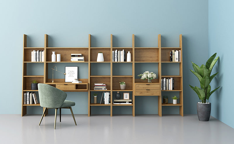 BERLAI Bookshelf Display Unit 60cm - Natural