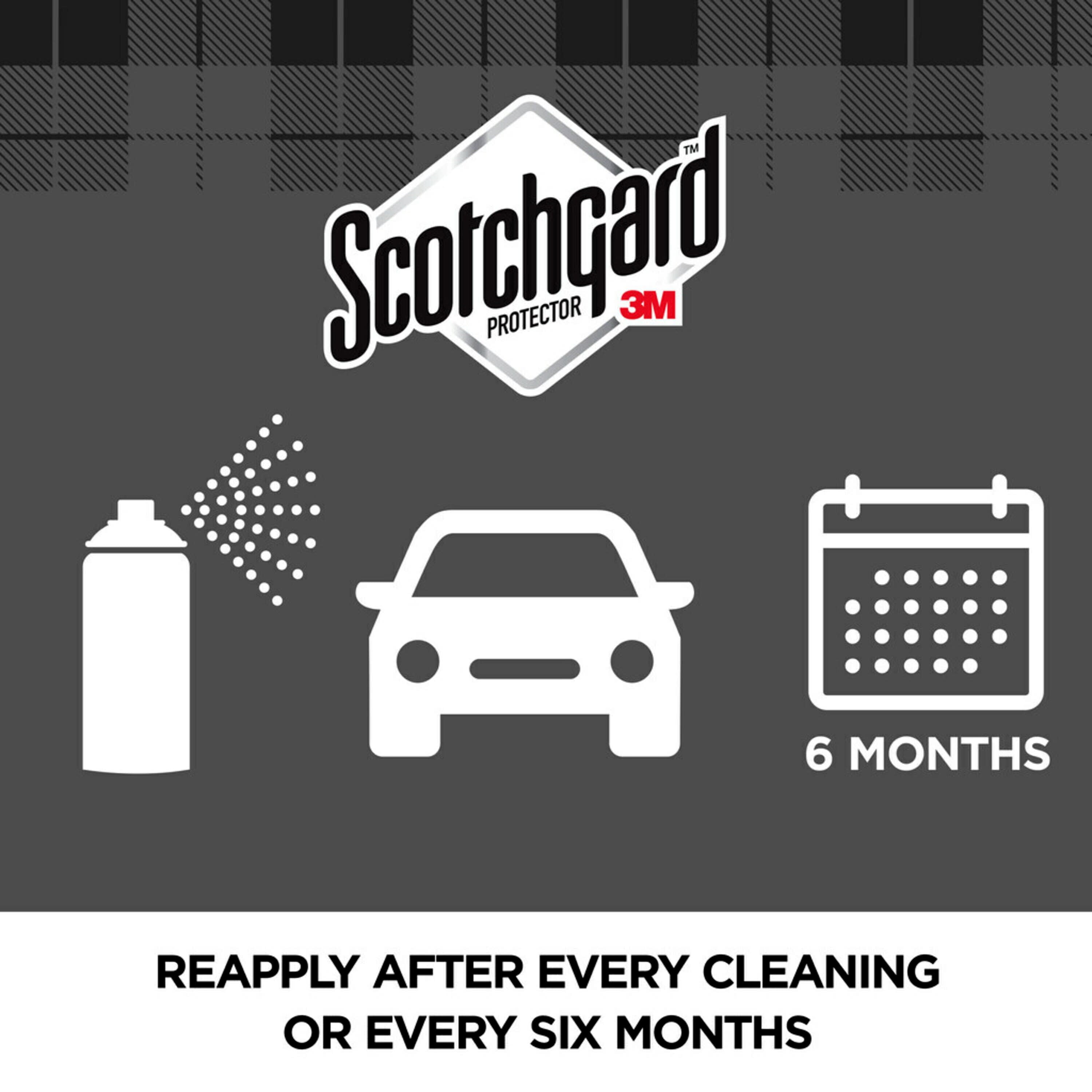 Scotchgard Auto Interior Fabric and Carpet Water Shield Water Repellent Spray， 10 oz Cans