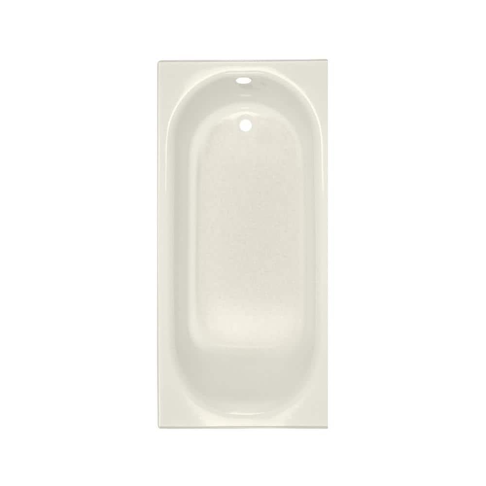 American Standard Princeton 60 in x 30 in Soaking Bathtub with Right Hand Drain in Linen