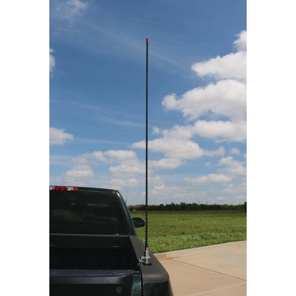 Tram 4 ft. Fiberglass CB Antenna Black 4-B-HC