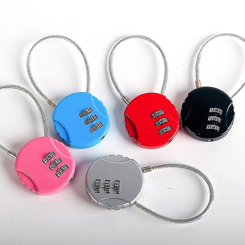 Combination Lock 3 Digit Combination Lock Luggage Lock Mini Padlock With Reset Suitable