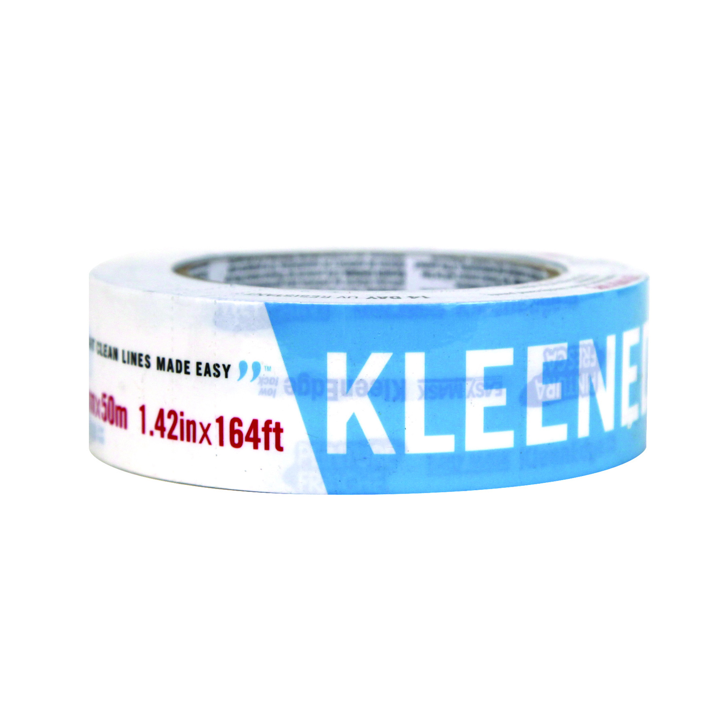 KleenEdge 1.42 in. W X 164 ft. L White Low Strength Painter-u0027s Tape 1 pk