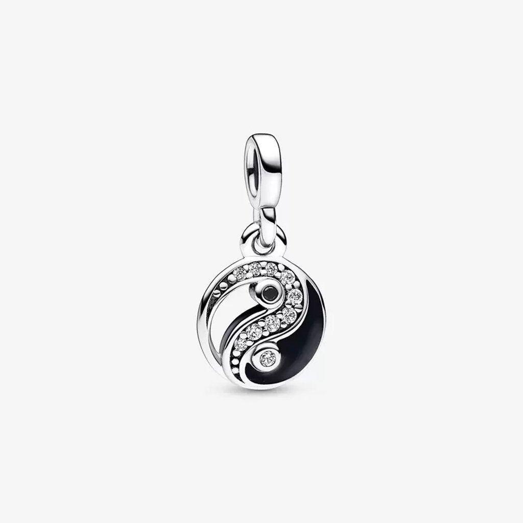 PANDORA  Pandora ME Sparkling Yin & Yang Mini Dangle in Silver