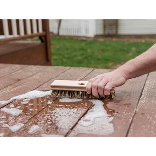 Quickie Professional Wood Block Deck Scrub Brush 223TCNRM