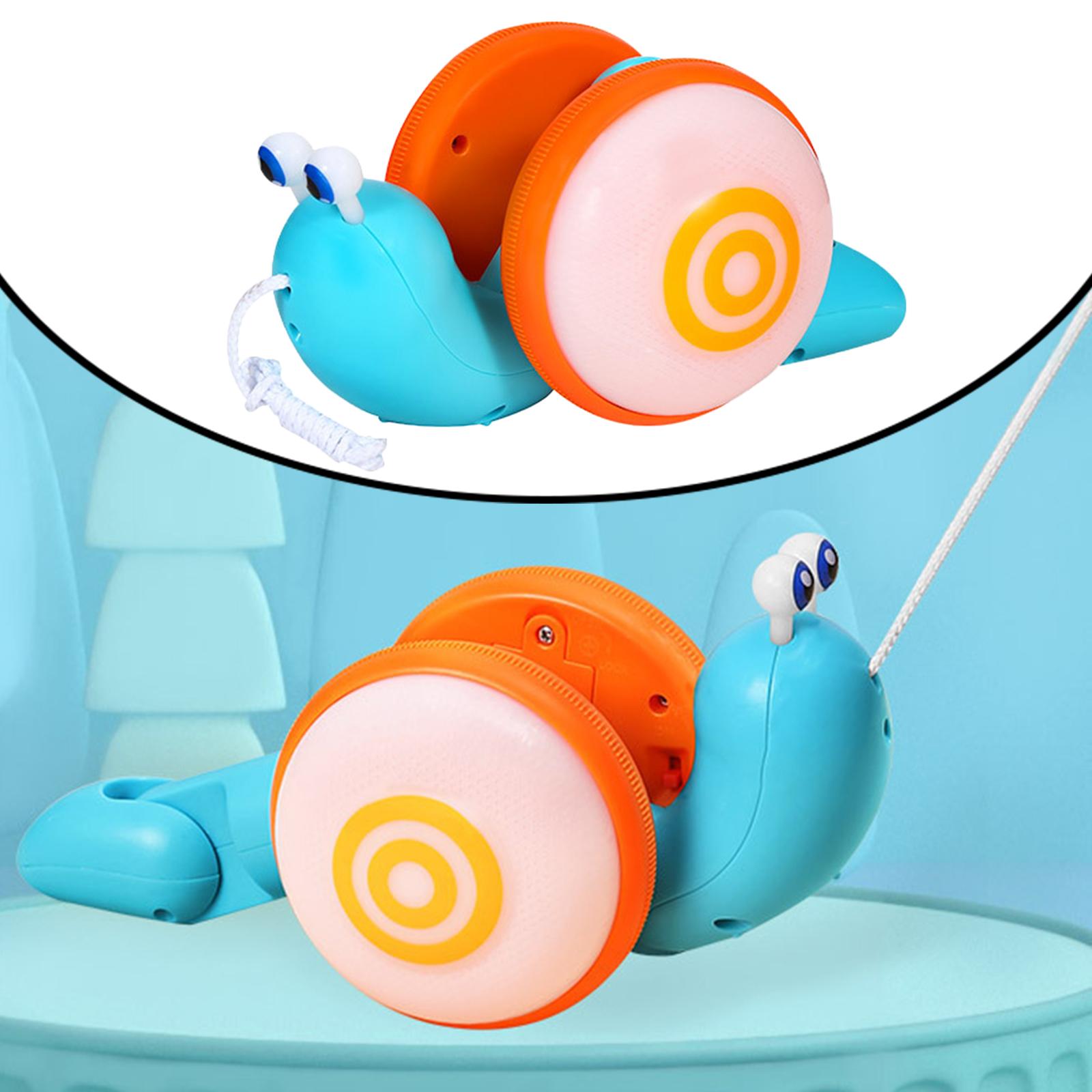 Cute -shaped Drag Toddler Toys Early Education Walk Lighting Music Walking Motor Skills