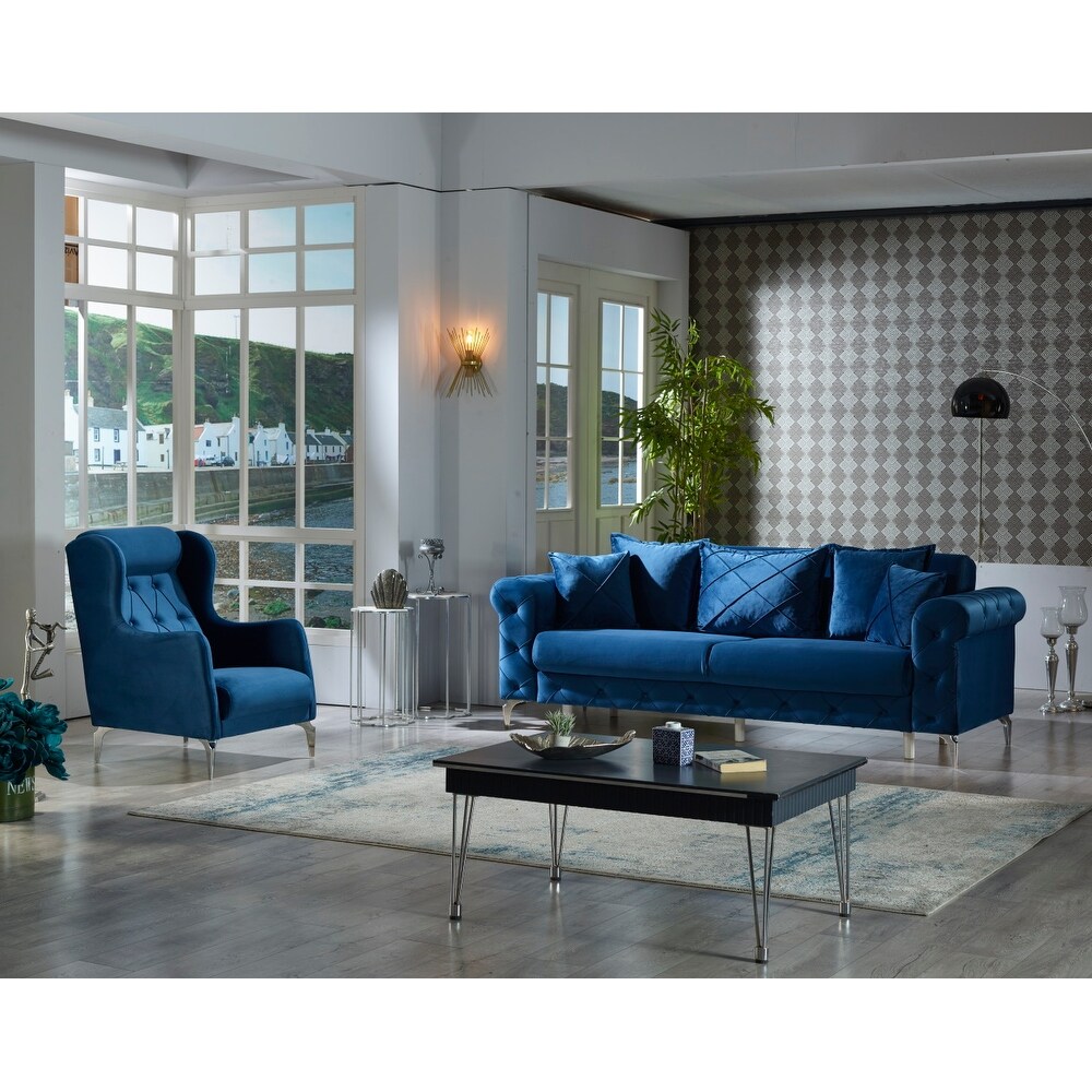 Munto Modern One Sofa One Love Seat One Chair Living Room Set