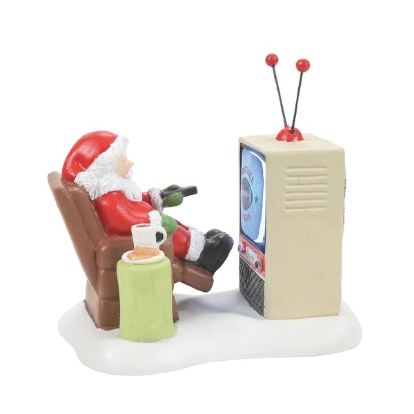 Department 56 Lighted Santa At The Man Cave Christmas Figurine