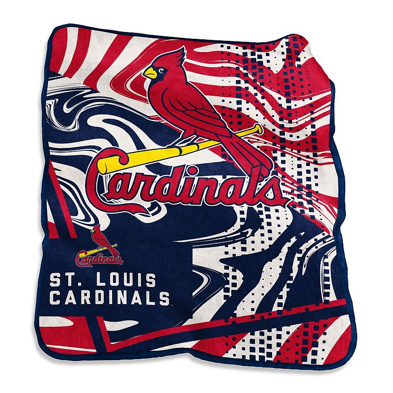 St. Louis Cardinals 50 x 60 Swirl Raschel Throw Blanket