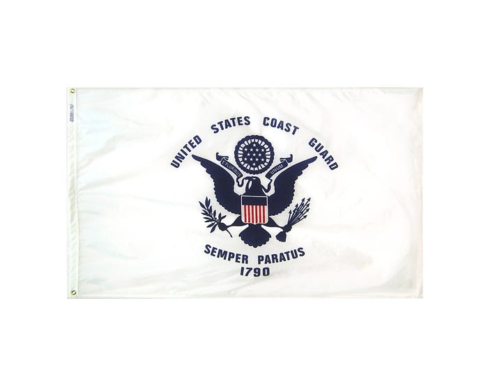 Annin Flagmakers 3 x 5 Nylon US Coast Guard Flag - 439040R