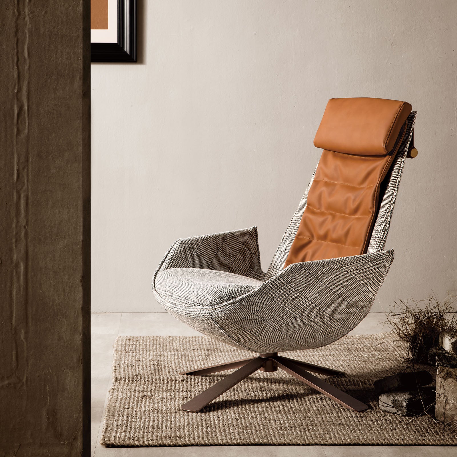 Severo Lounge Chair Lc045-Beige