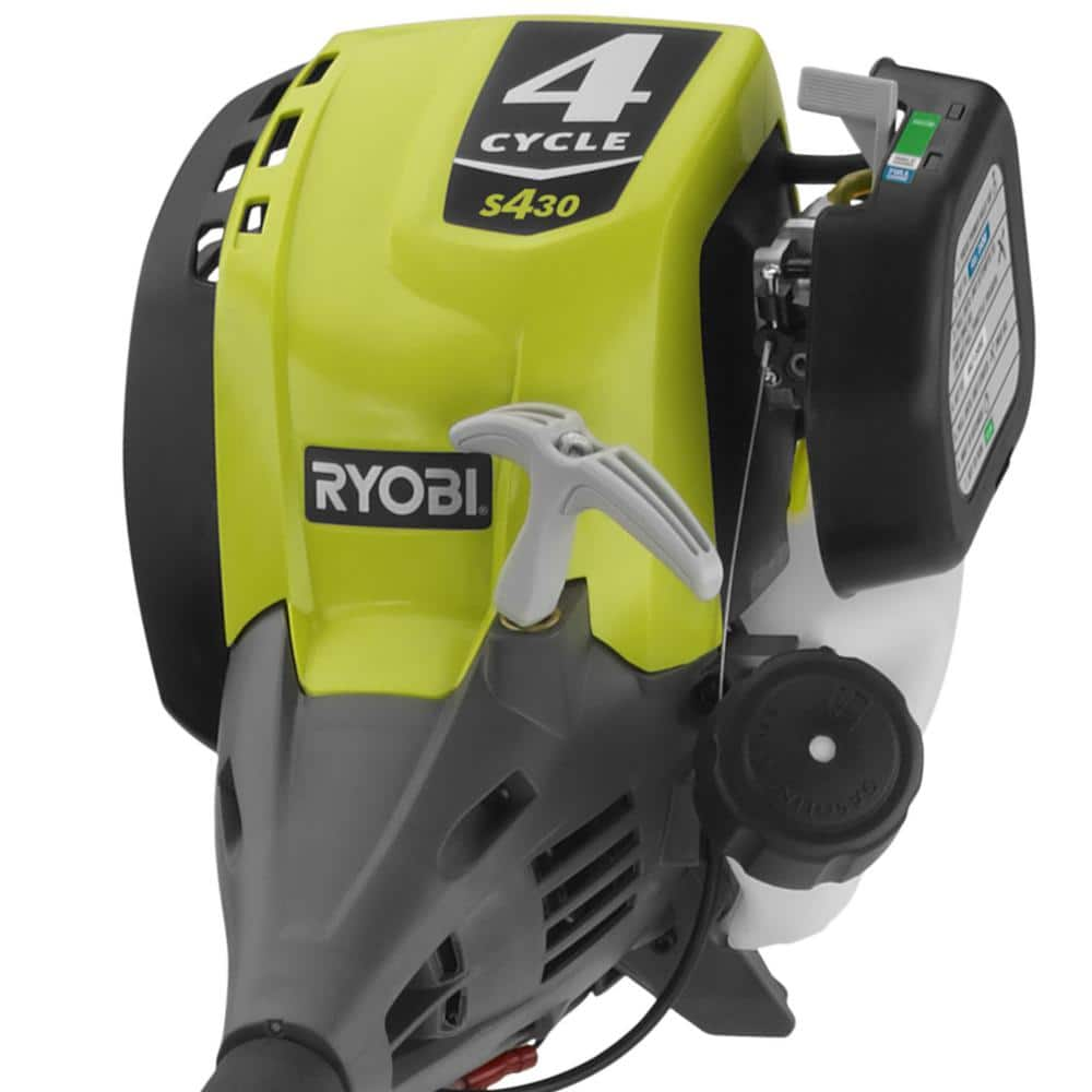 Ryobi 4-Stroke 30 cc Attachment Capable Straight Shaft Gas Trimmer