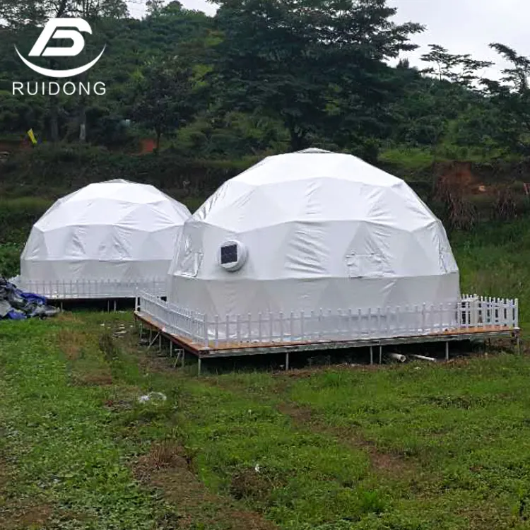 Aluminum Camping Dome Tent Outdoor Frame Waterproof Hotel House Glamping Geodesic Luxury Tents