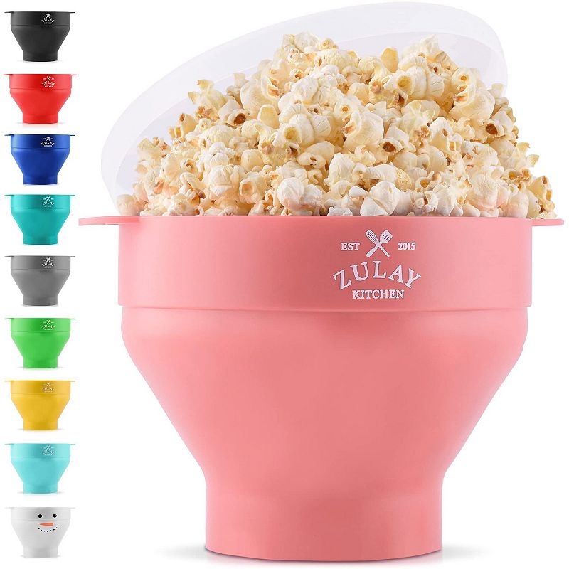 Bpa Free Collapsible Silicone Popcorn Maker With Lid