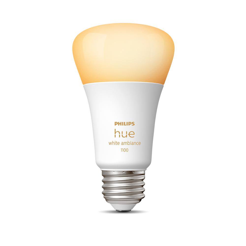 Philips Hue 75-Watt Equivalent A19 Smart LED Tuneable White Light Bulb with Bluetooth (1-Pack) 563239