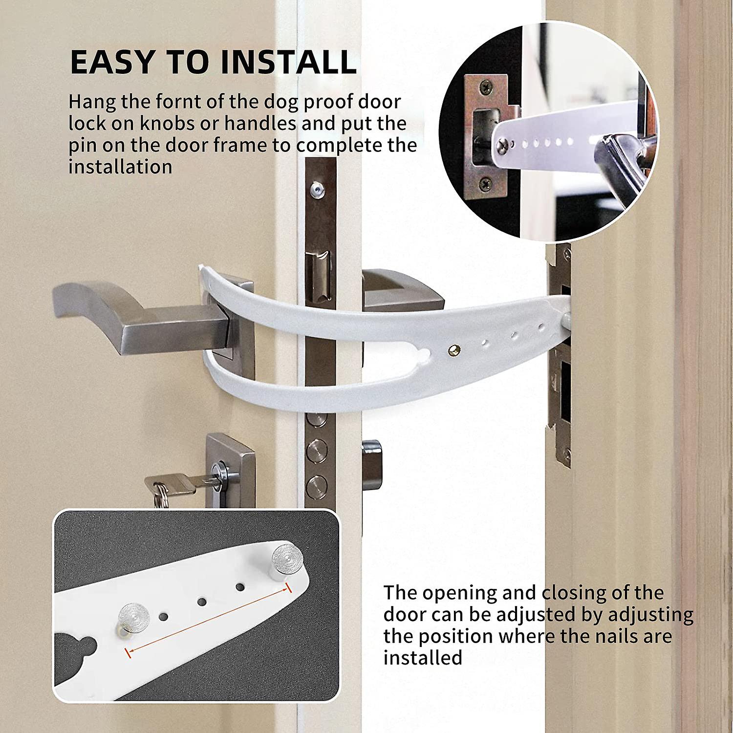 Door Seam Lock， Animal Feeding Control， Door Seam Size Lock， Child Safety Lock， Preventing Oneself From Opening The Door