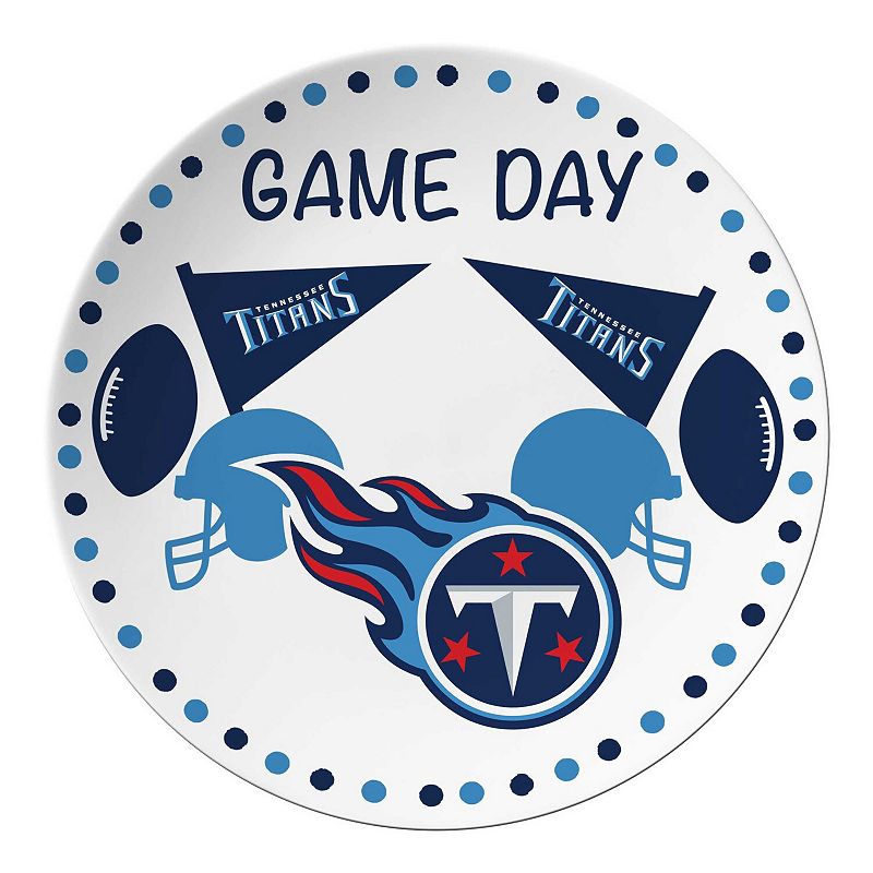 Tennessee Titans Game Day Round Plate