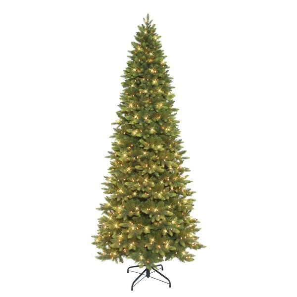 Puleo International 9 ft. Prelit Slim Westford Spruce Artificial Christmas Tree