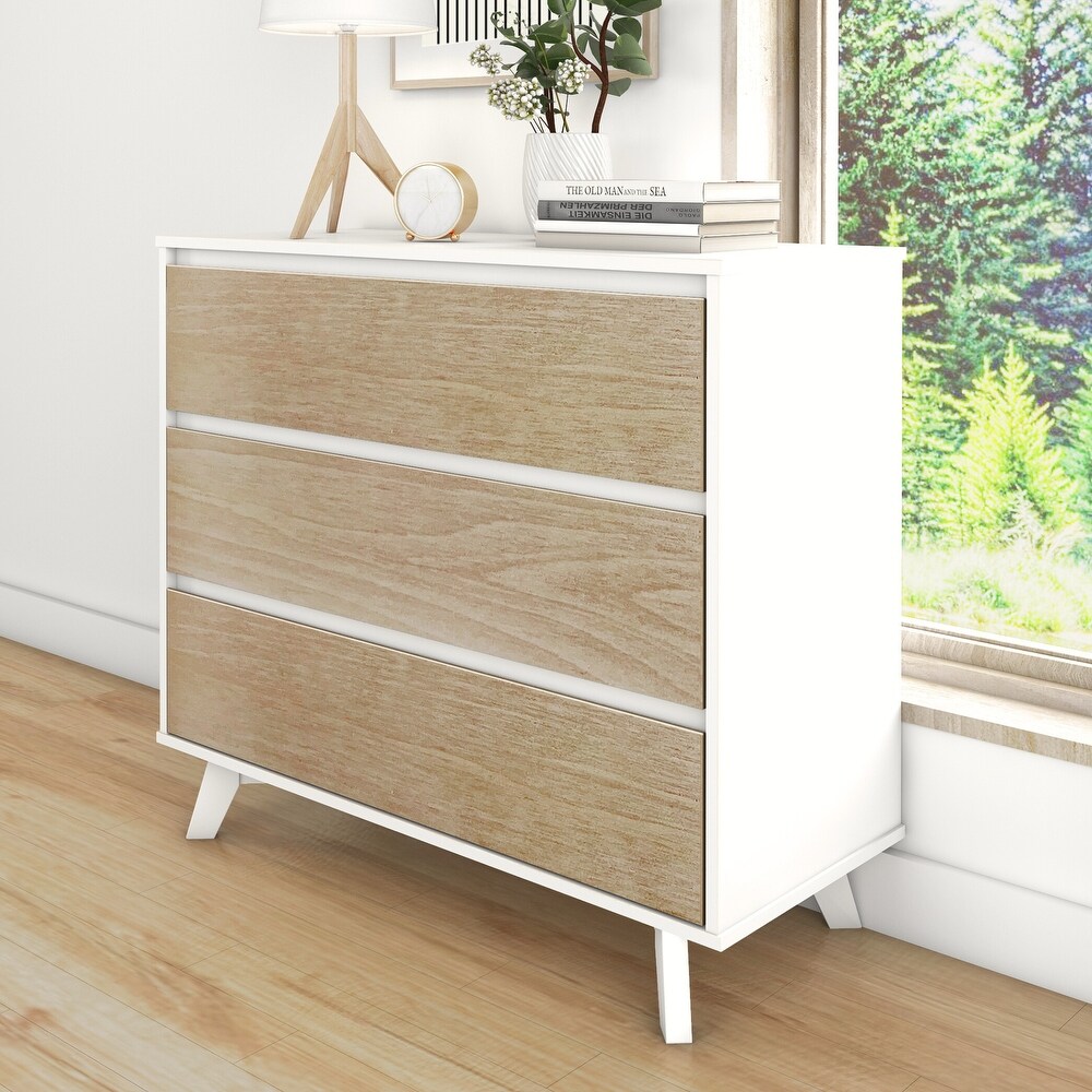 Max and Lily Scandinavian 3 Drawer Dresser