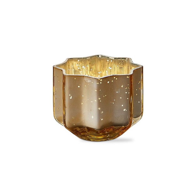 Tagltd Starlight Tealight Holder Sm Gold