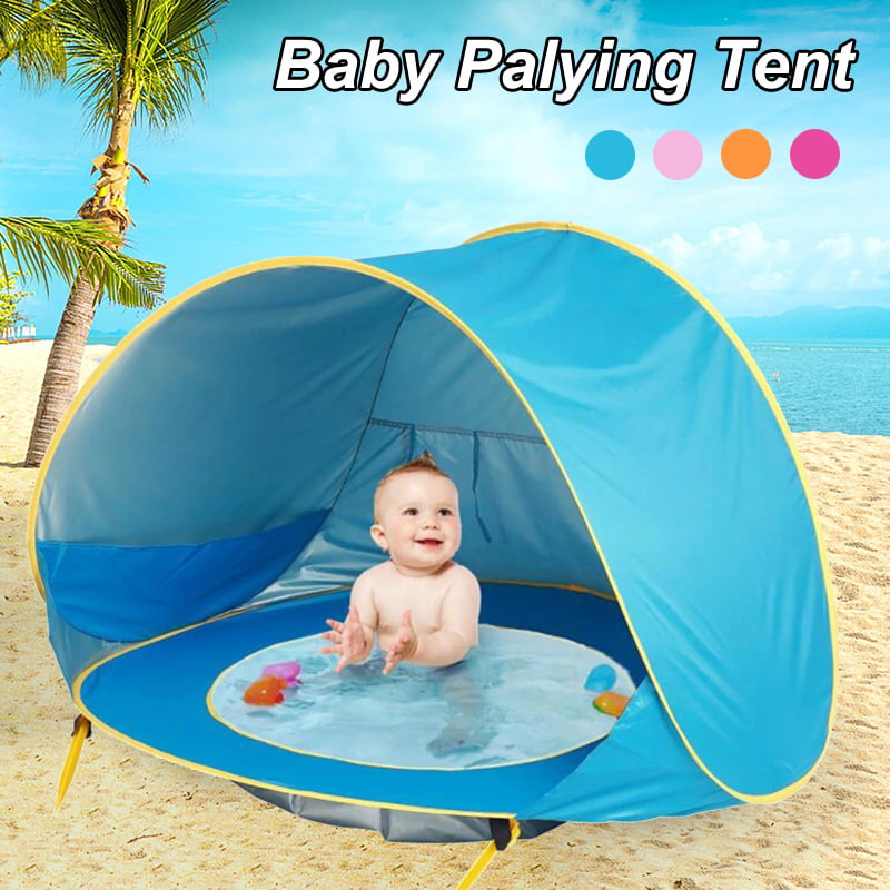 Portable Infant UV Protection Baby Beach Tent Waterproof Shade Pool Sun Shelter， Portable Tent， Baby Shade Tent