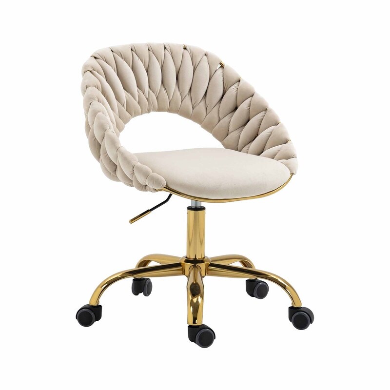 Adjustable Swivel Computer Chair Home Office Chair Fabric