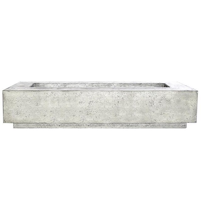 Lakeview Cascata Bay 6 90-Inch Natural Gas Rectangular Fire Pit Table