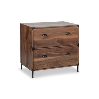 Brunei Brown Lateral File Cabinet with 2-Drawers BX4100LFWN