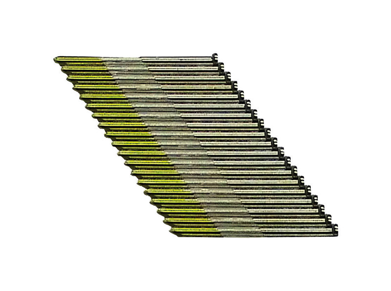 National Nail Pro-Fit 1-1/2 in. 15 Ga. Angled Strip Electro Galvanized Finish Nails 25 deg 3500 pk