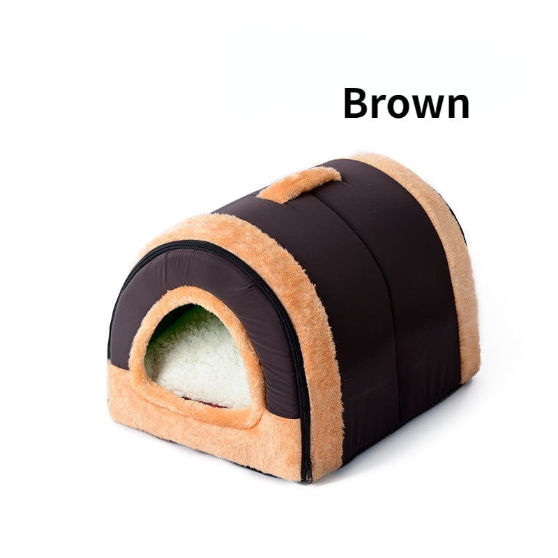 Medium Large Dog Bed Dog House With Roof Warm Soft Pet Bed Kennel For Large Dog Bed