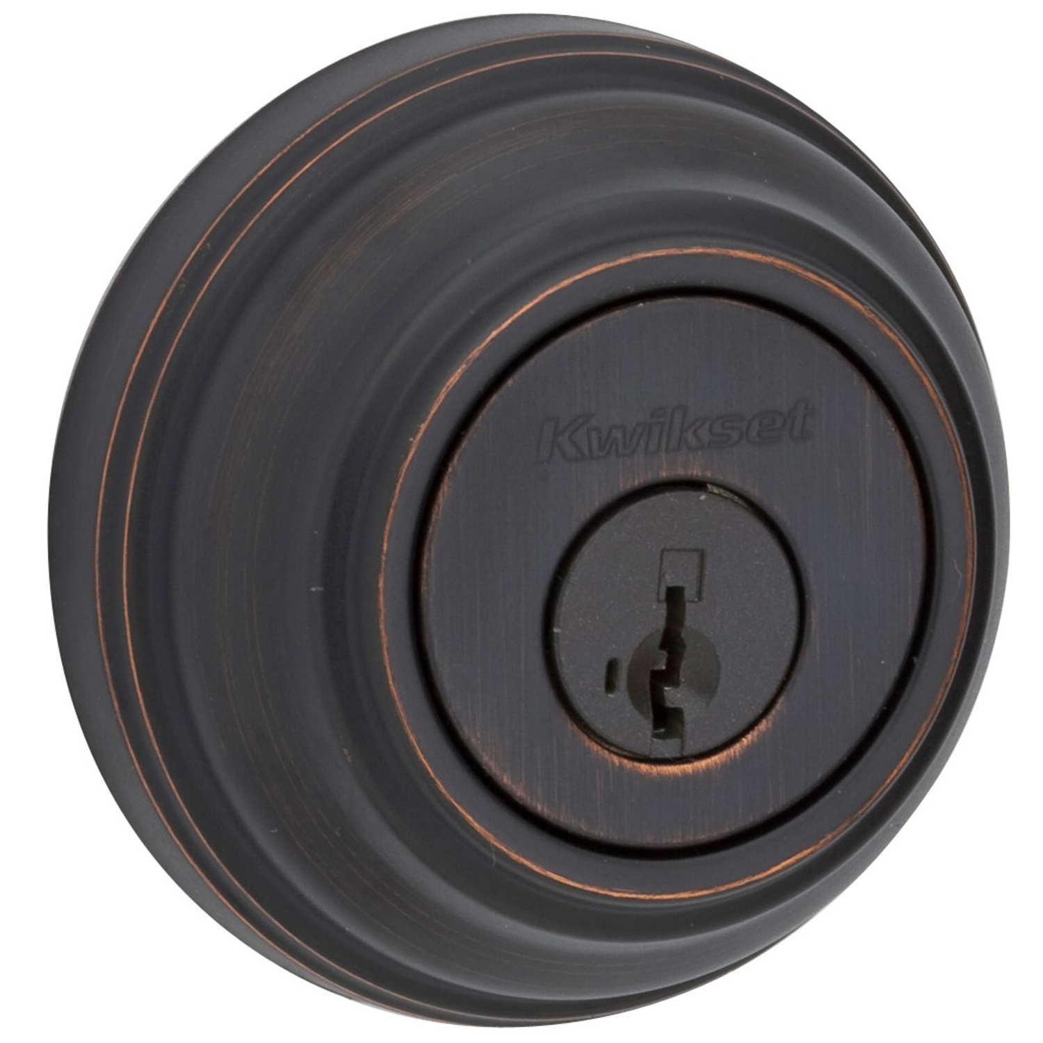 Kwikset SmartKey Venetian Bronze Metal Deadbolt