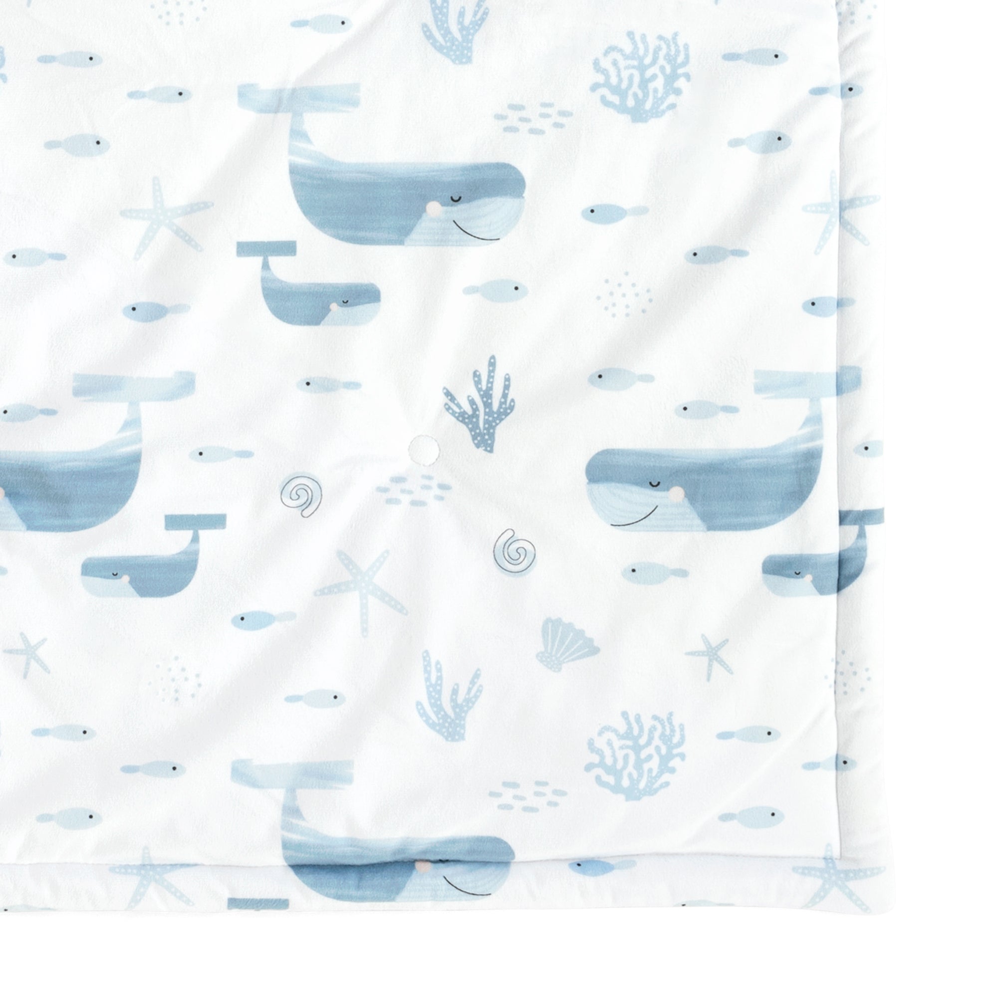 Seaside Baby Square With Border Play Mat