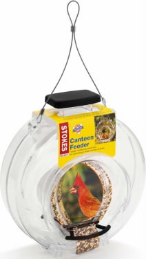 More Birds Canteen Hopper Bird Feeder， Finch， 4.7 lb Capacity